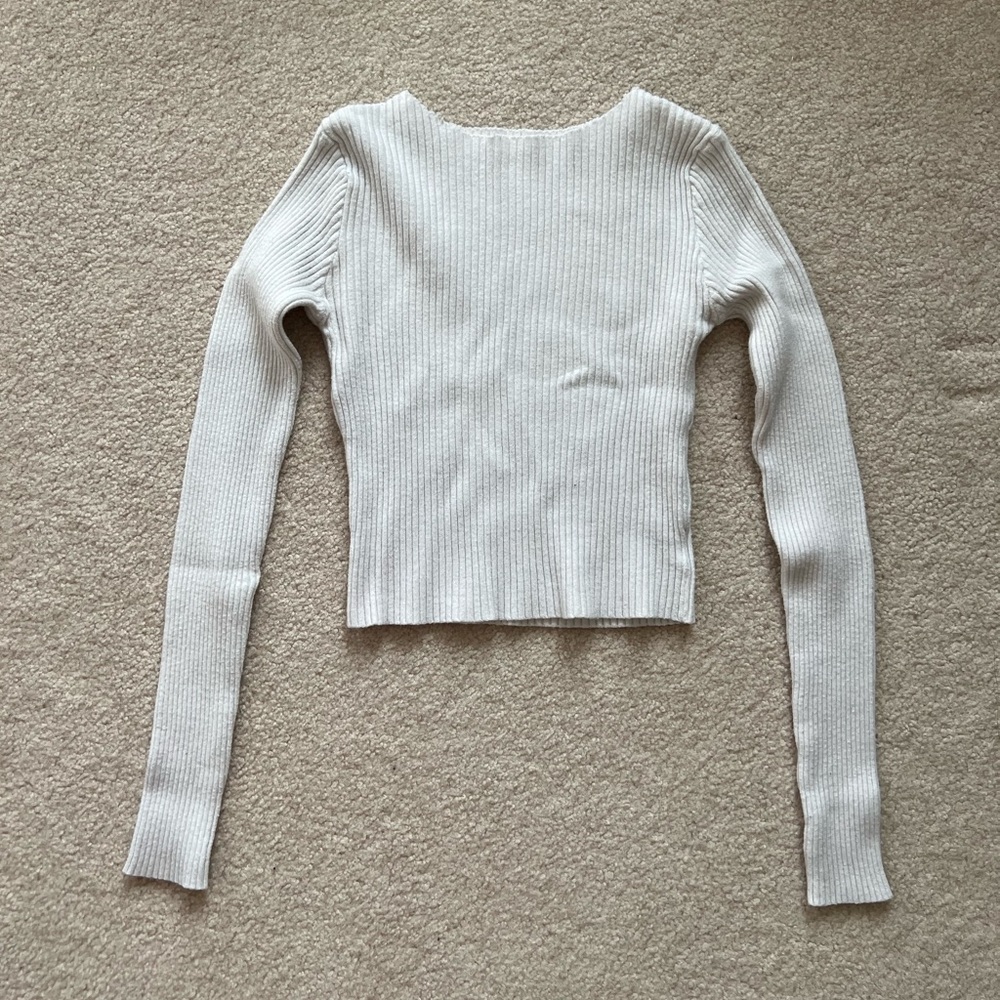 Knit sweater top